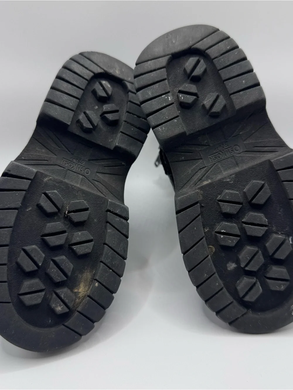 OshKosh B'gosh Toddler Girl 5M Black Zipper Boots Kidcore Casual Moto Neutral